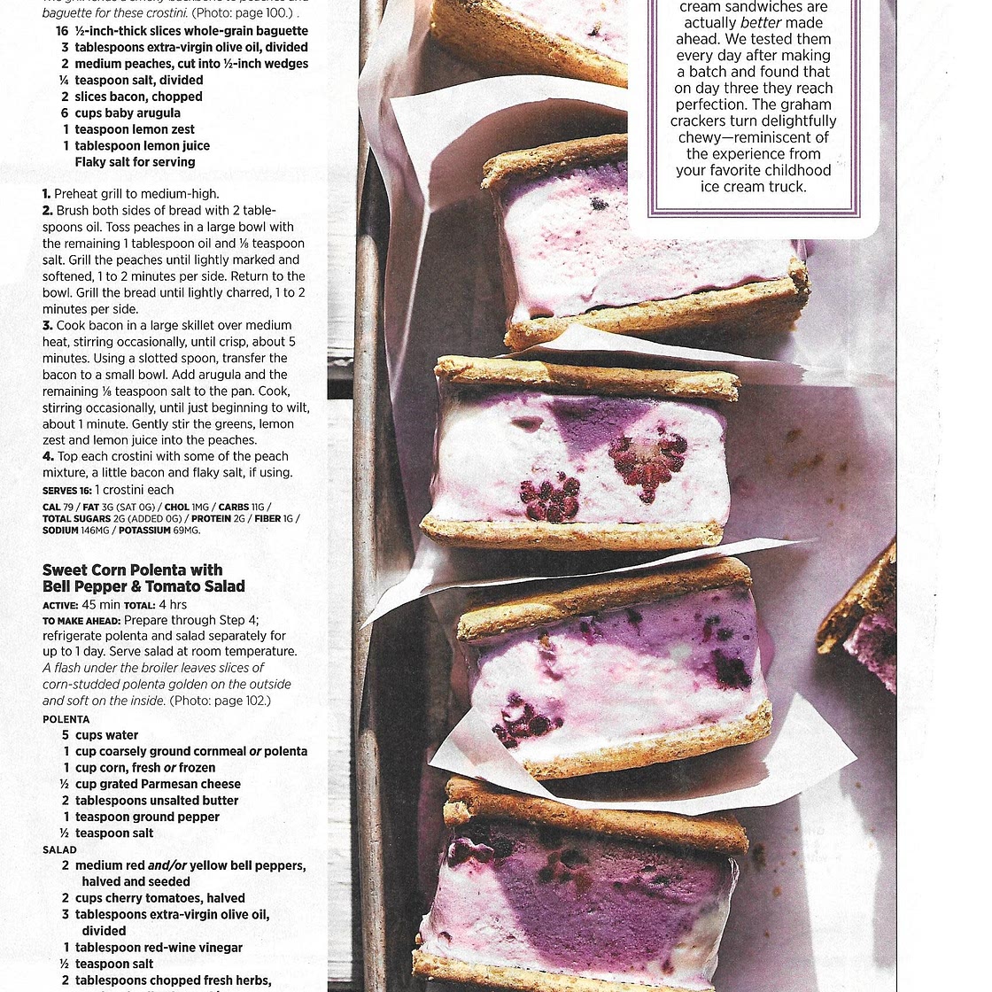 Blackberry-Ginger Ice Cream Sandwiches