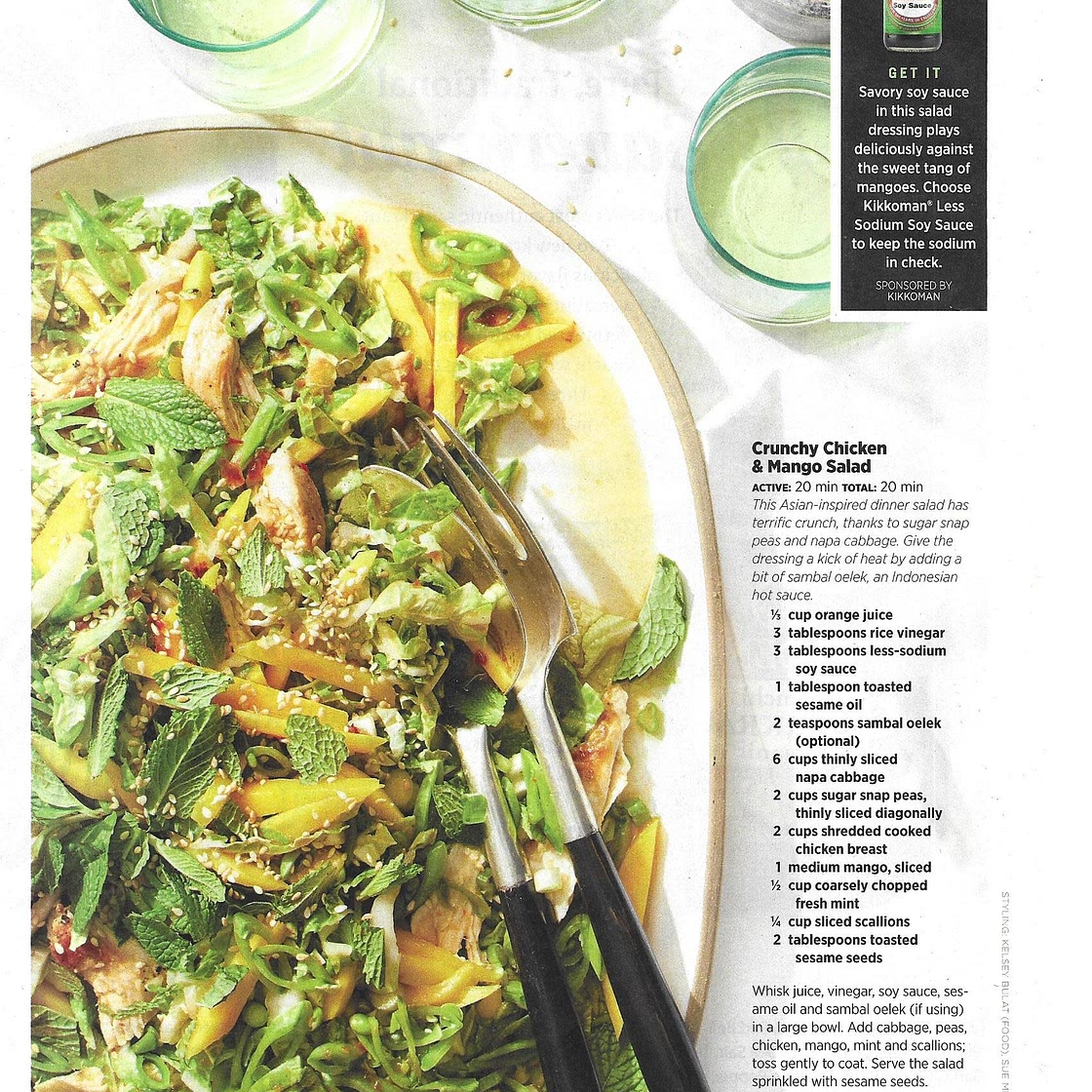 Crunchy Chicken & Mango Salad
