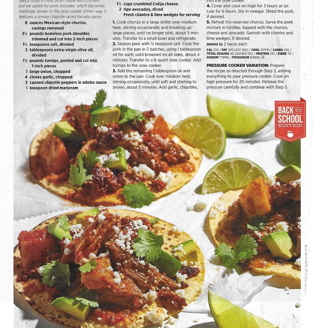Slow-Cooker Pork Tinga & Turnip Tacos
