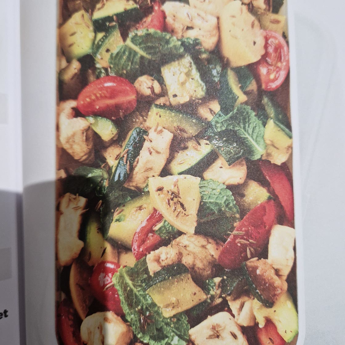 Tajine de poulet en salade