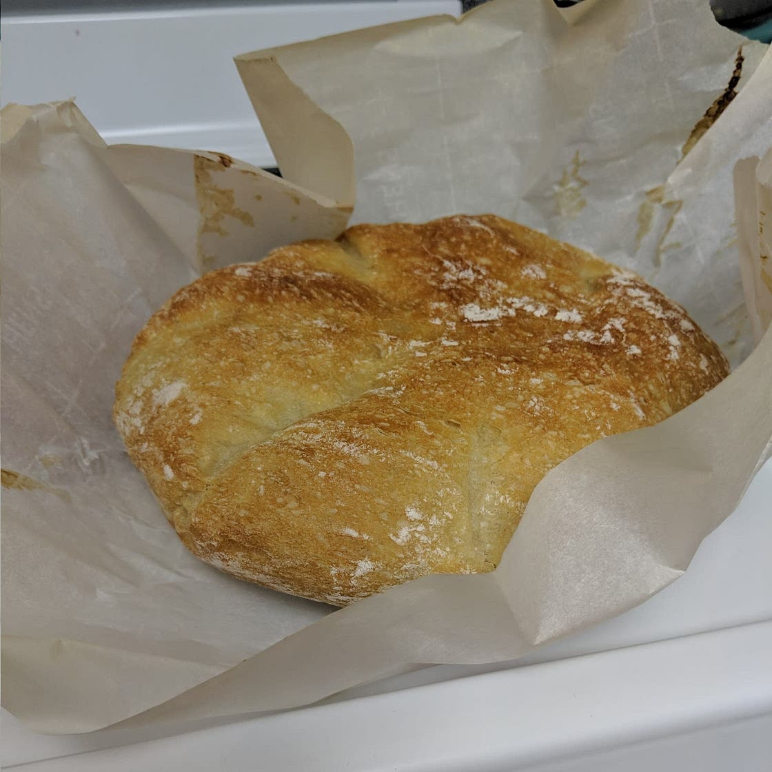 Rustic Italian Crusty Bread Recipe