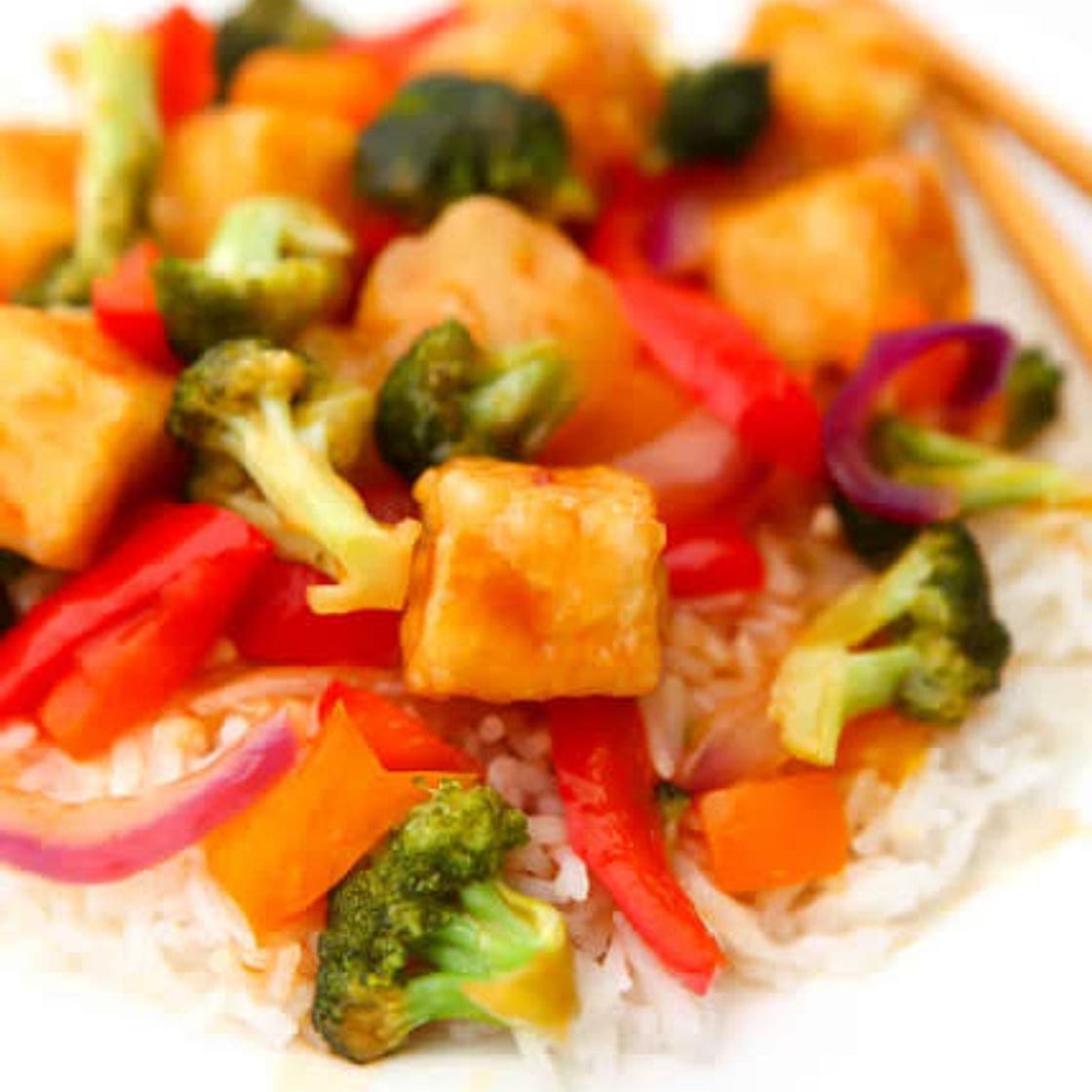 Sweet and Sour Tofu 