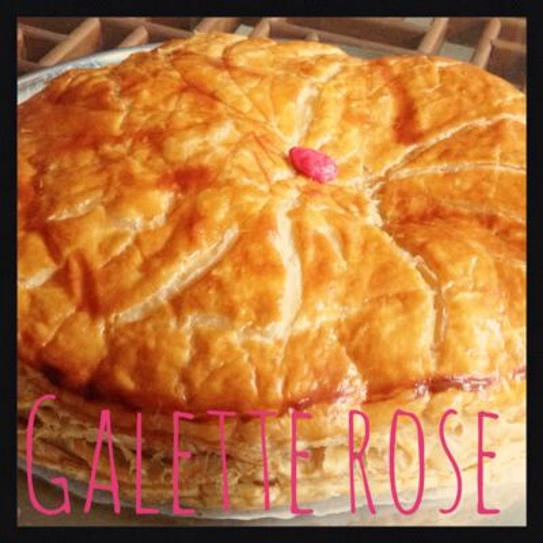 Galette des rois rose