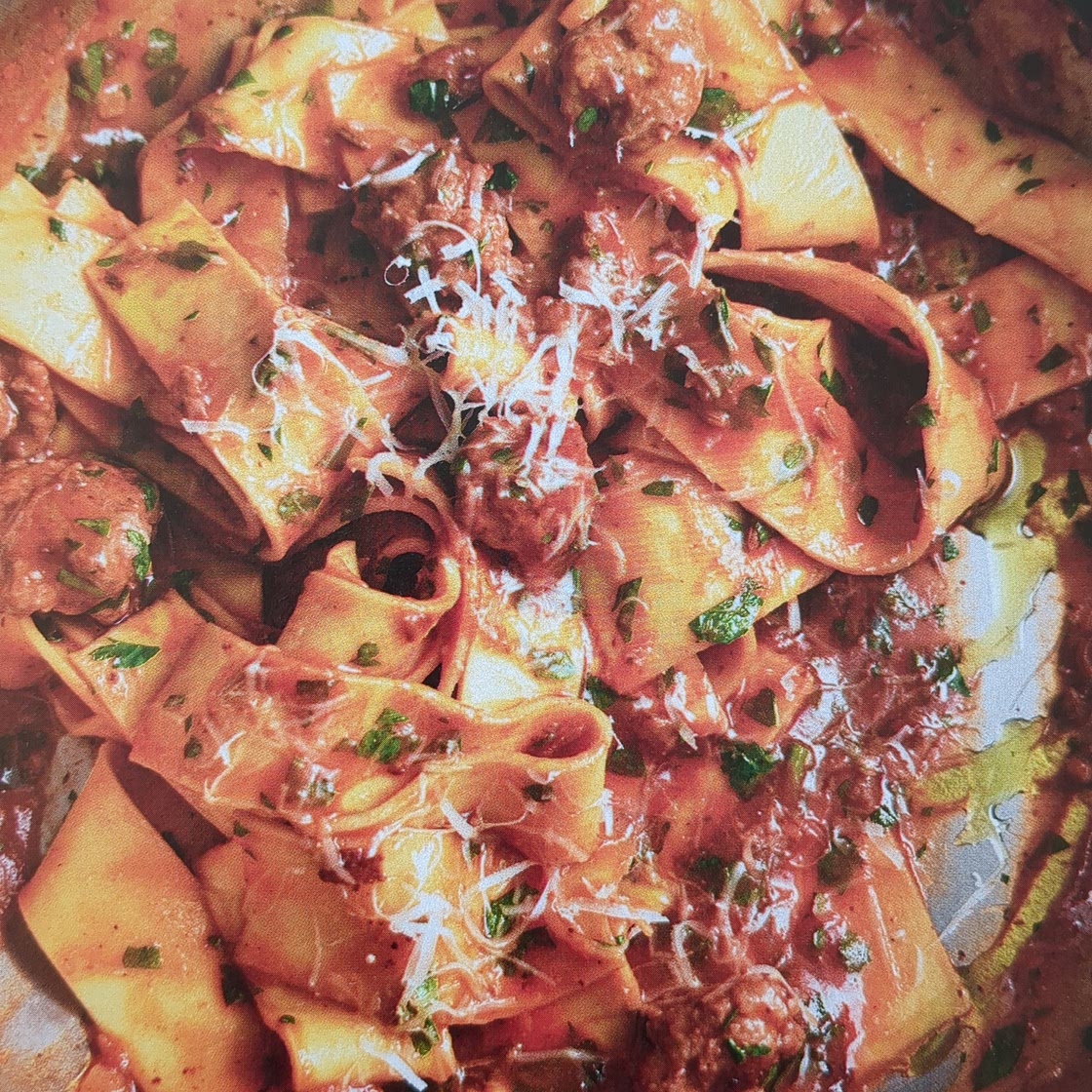 Sausage Pappardelle (Jamie, One)