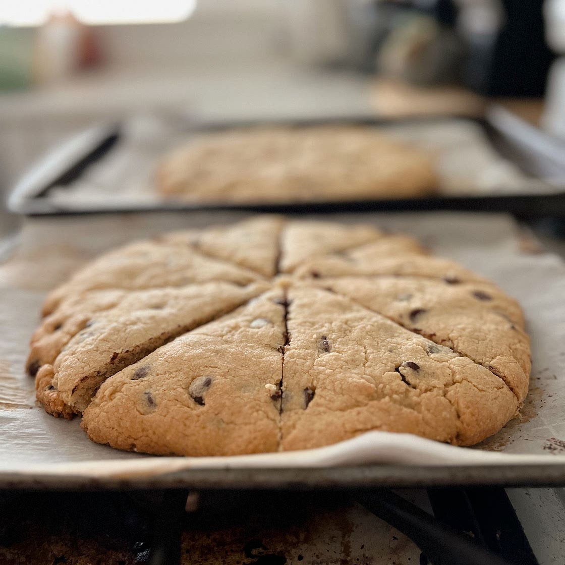 Chocolate Chip Scone (using cake mix)