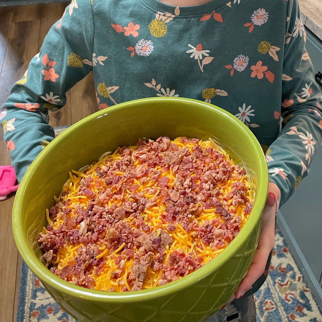 Keto Seven Layer Salad