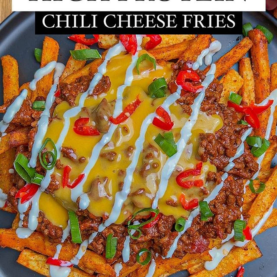 MACRO FRIENDLY CHILI CHEESE FRIES🍟