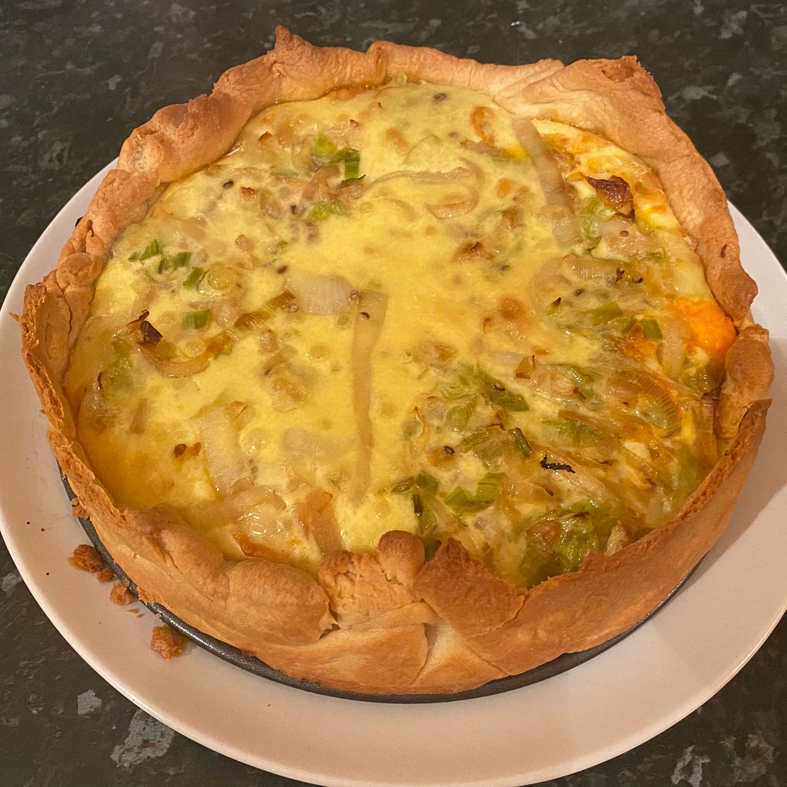Cheeseboard & Onion Tart