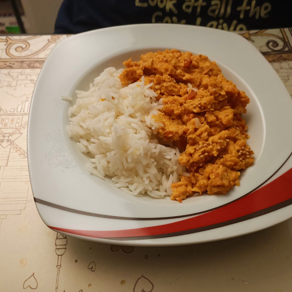 Dahl de lentilles corail