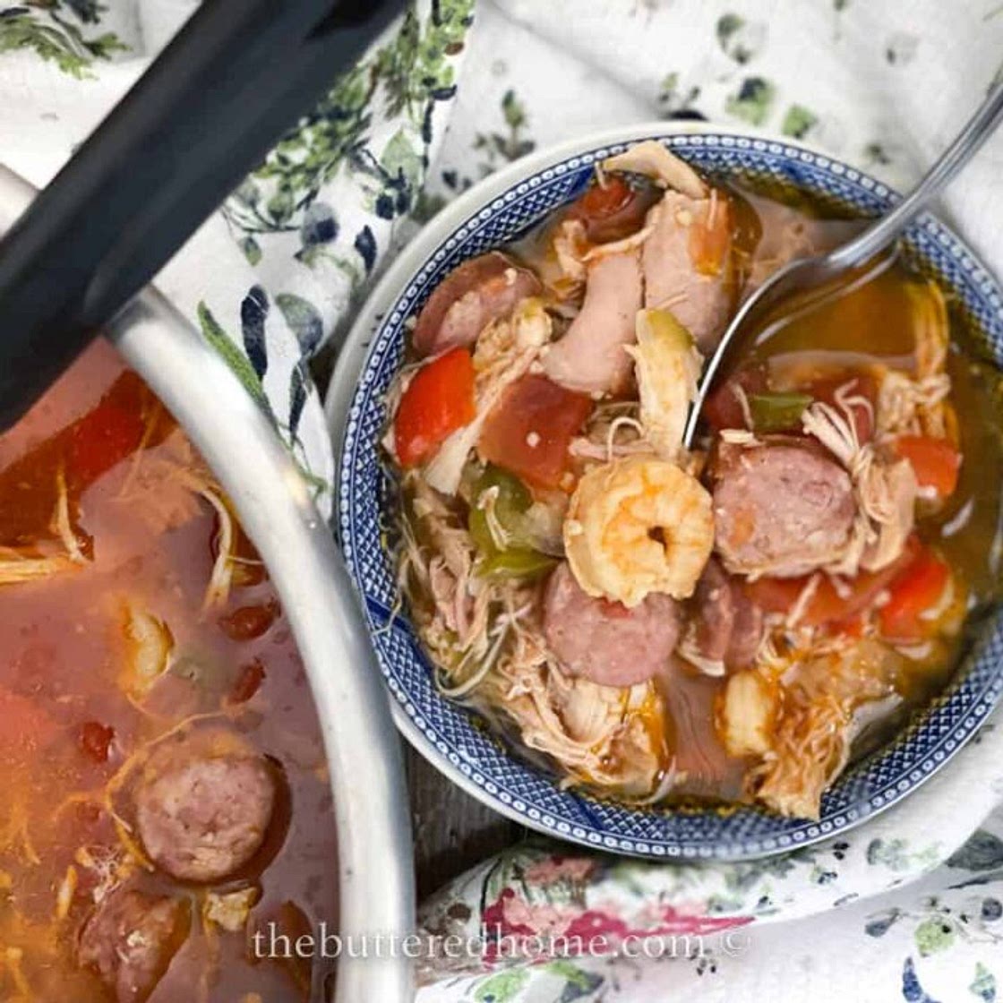 Easy Jambalaya with Shrimp, Sausage and Chicken