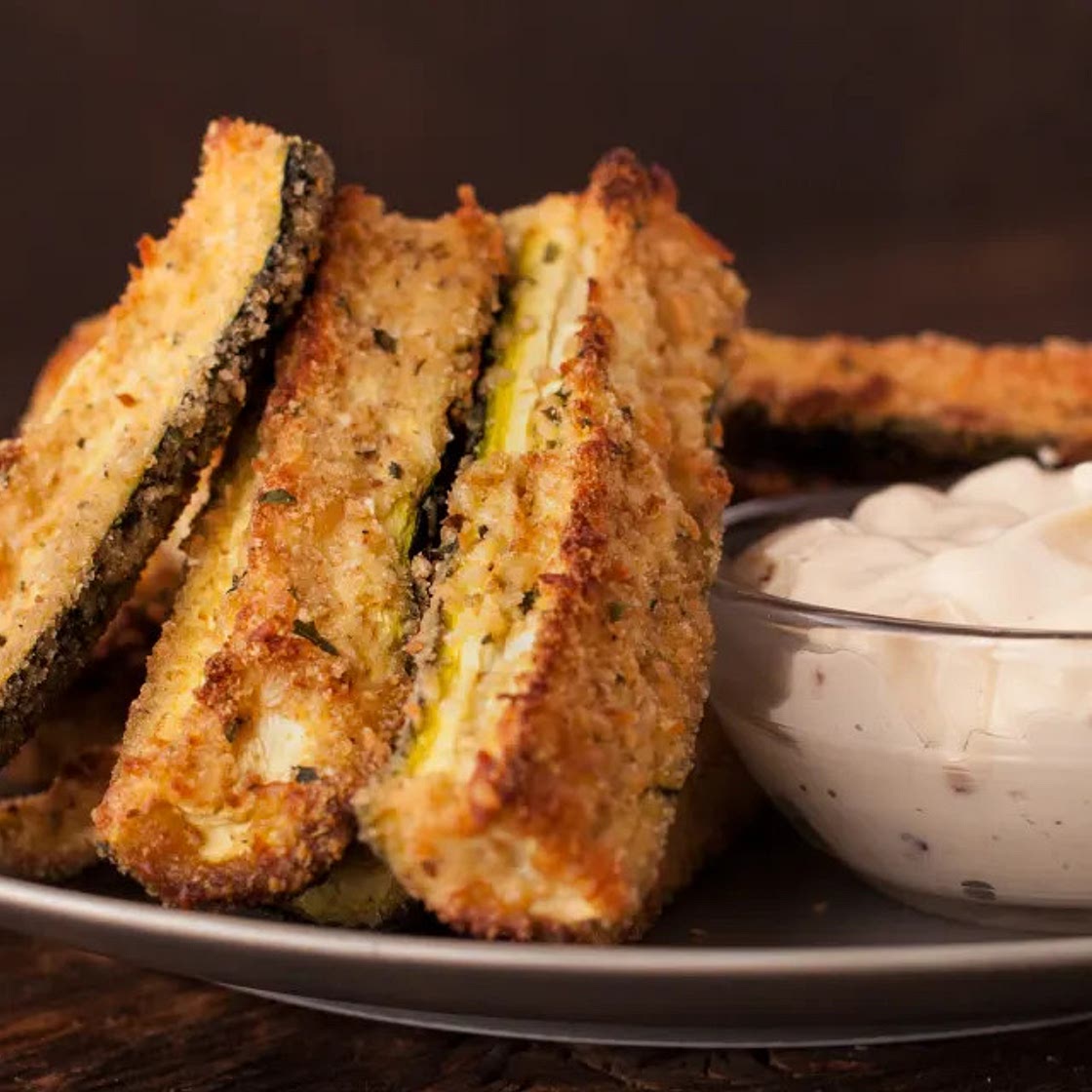 zucchini strips