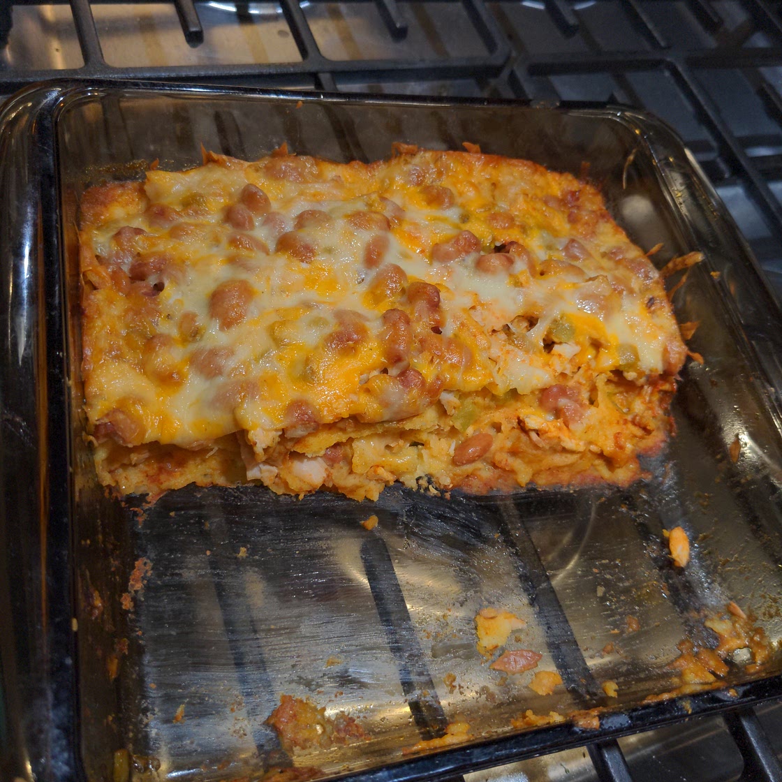 Happy Husband Chicken Enchilada Casserole