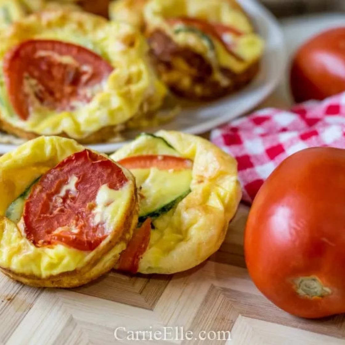 zucchini egg muffins