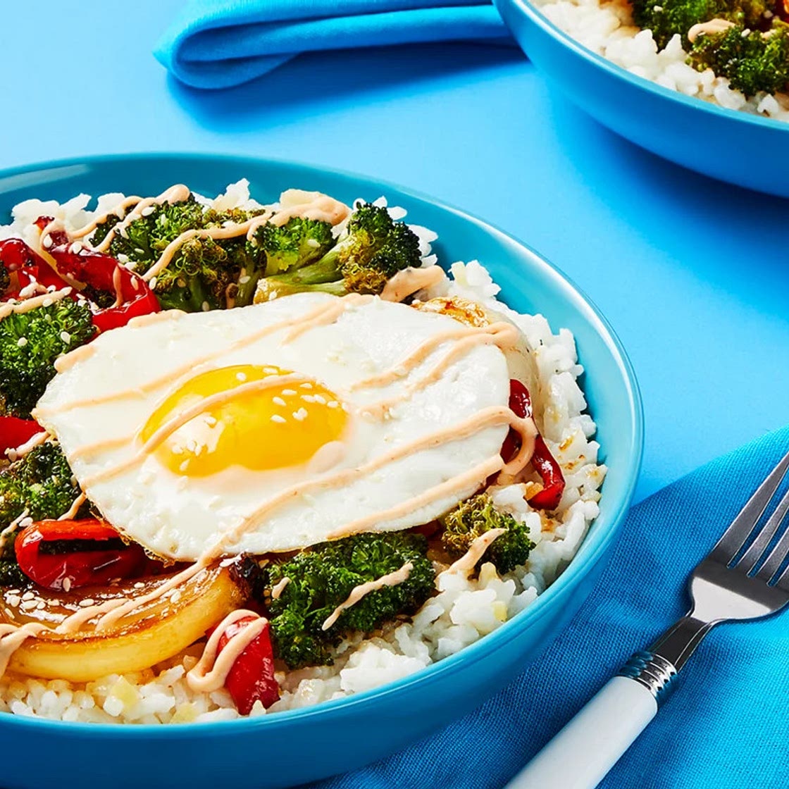 Sticky-Sweet Pepper & Broccoli Bowls
