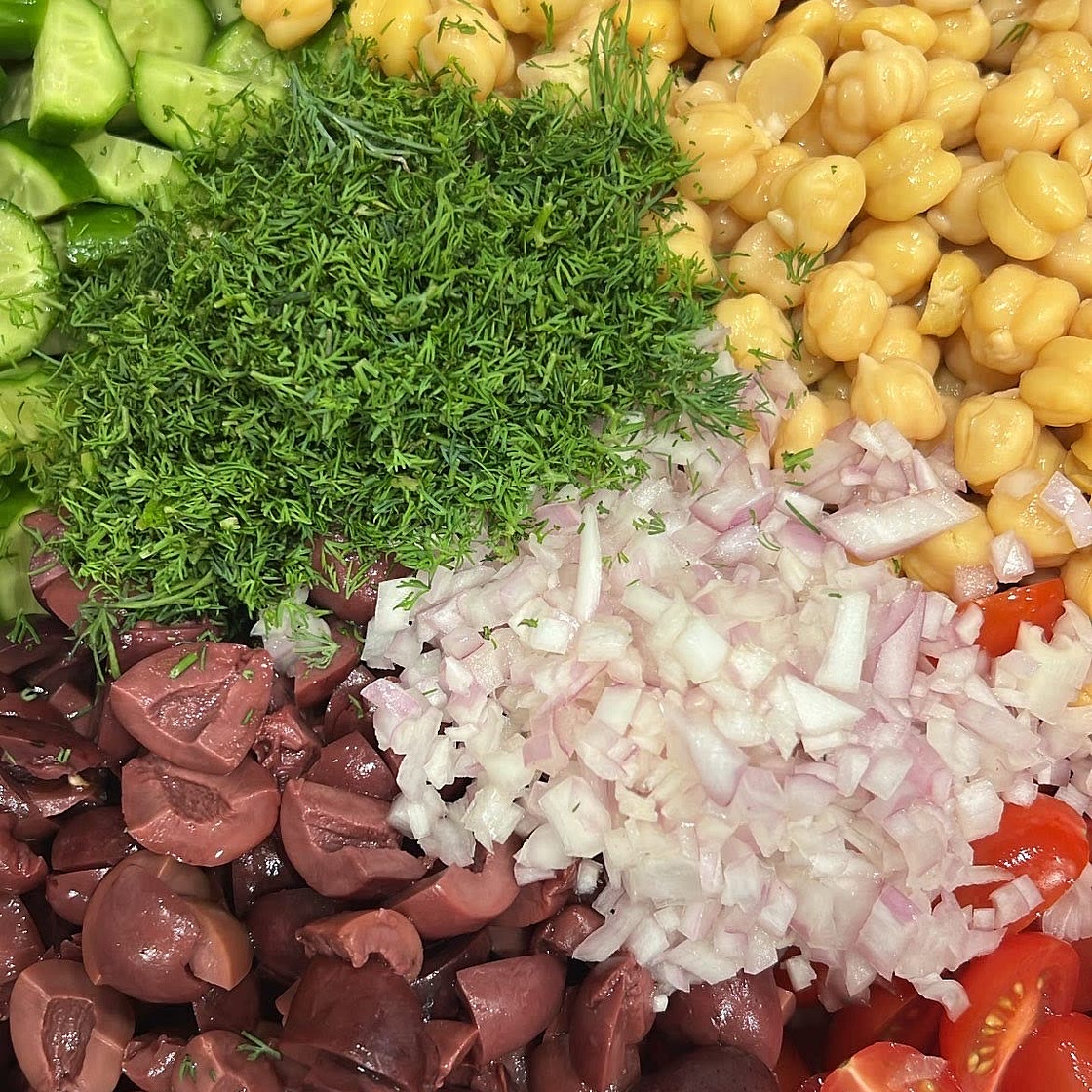 Greek Chickpea Salad