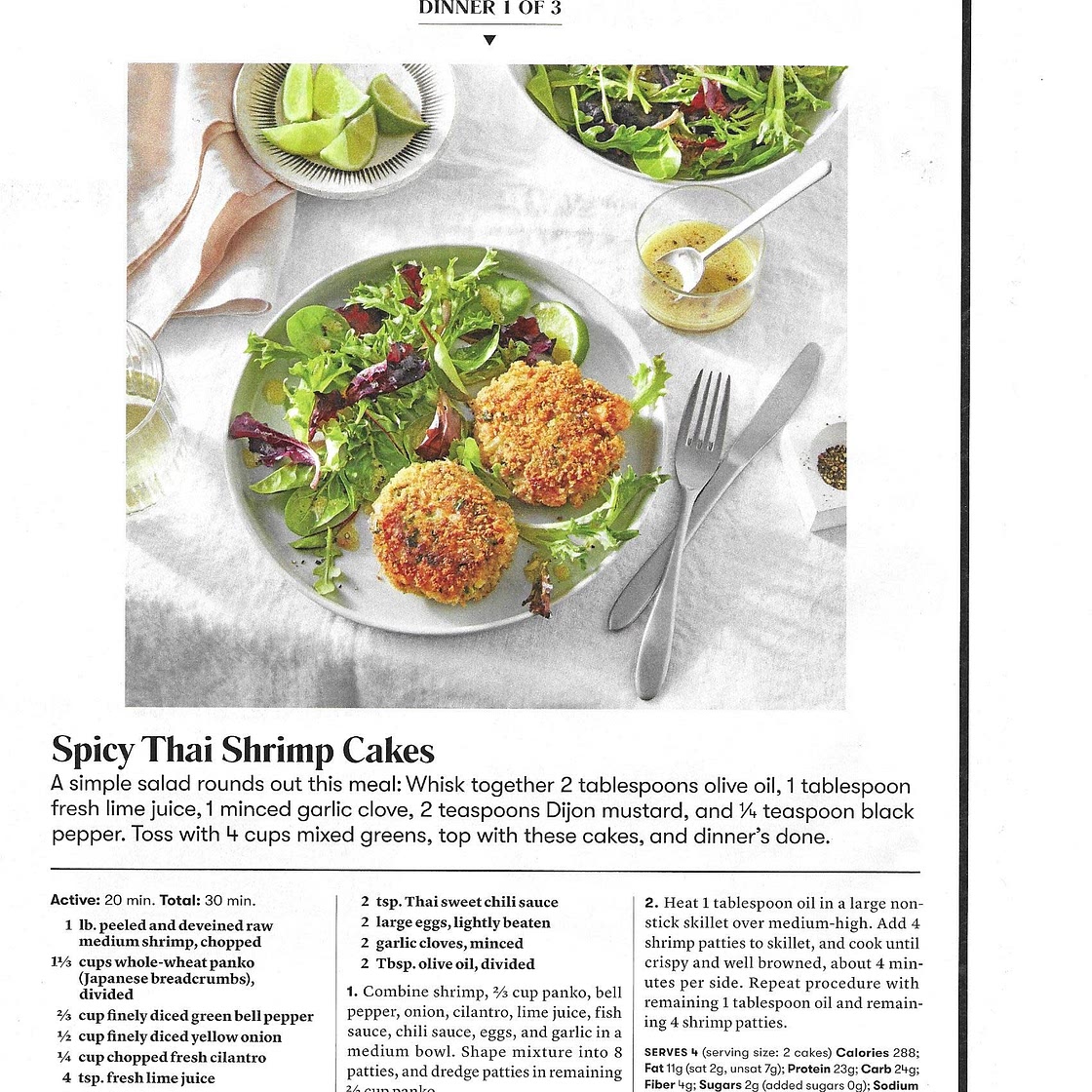 Spicy Thai Shrimp Cakes