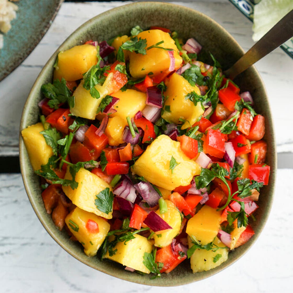 A Simple & Delicious Chilli Mango Salad