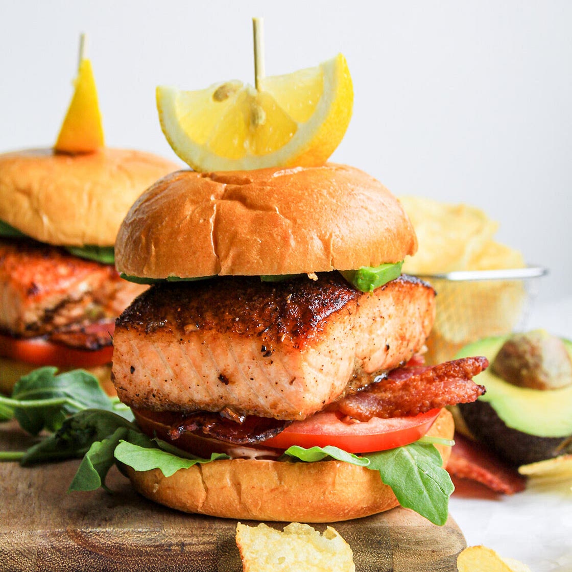 EASY Cajun Salmon BLT Recipe — Be Greedy Eats | Where Food Meets Comfort