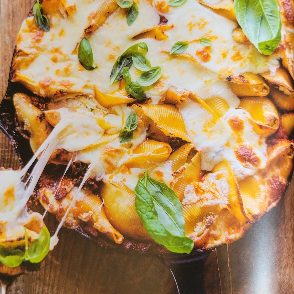 Spinach and Three-Cheese Stuffed Shells