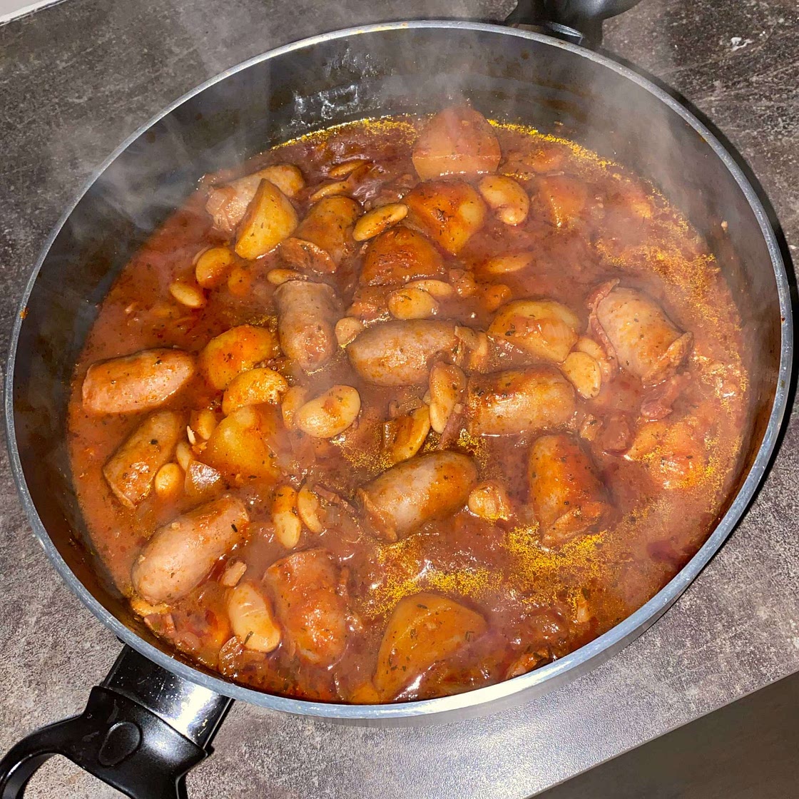 Hairy Bikers' sausage casserole