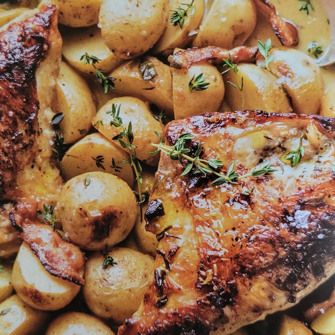 Sage Chicken with Creamy Potatoes