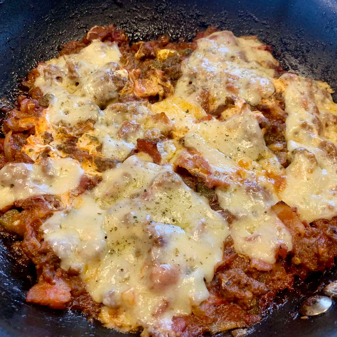 Keto Bacon & Burger Casserole
