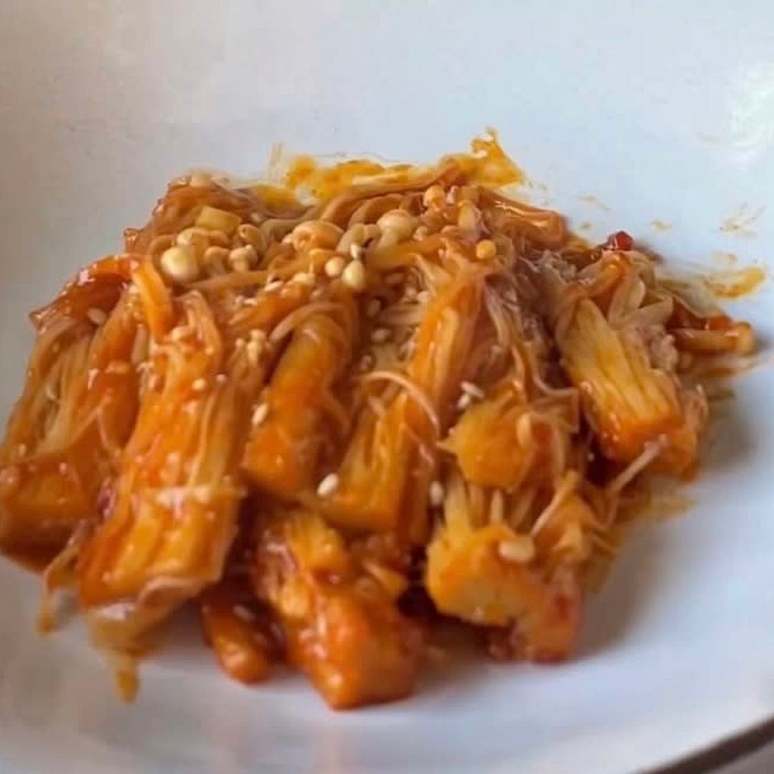 Simple Enoki Mushrooms 