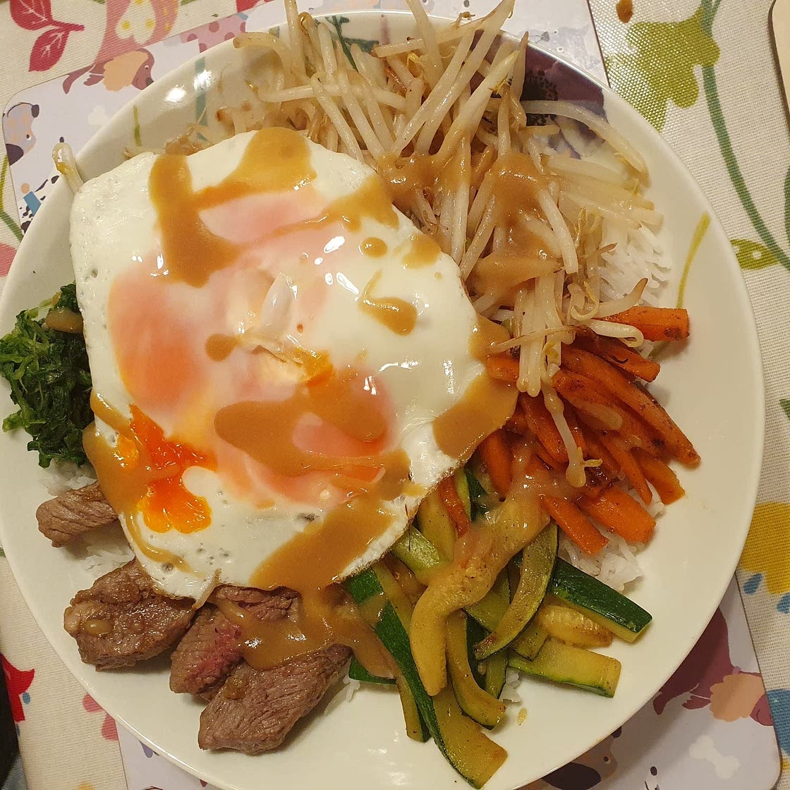 Easy bibimbap