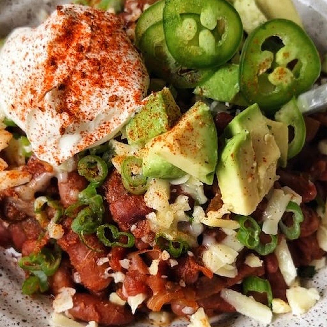 Vegetarian 3-Bean Chili