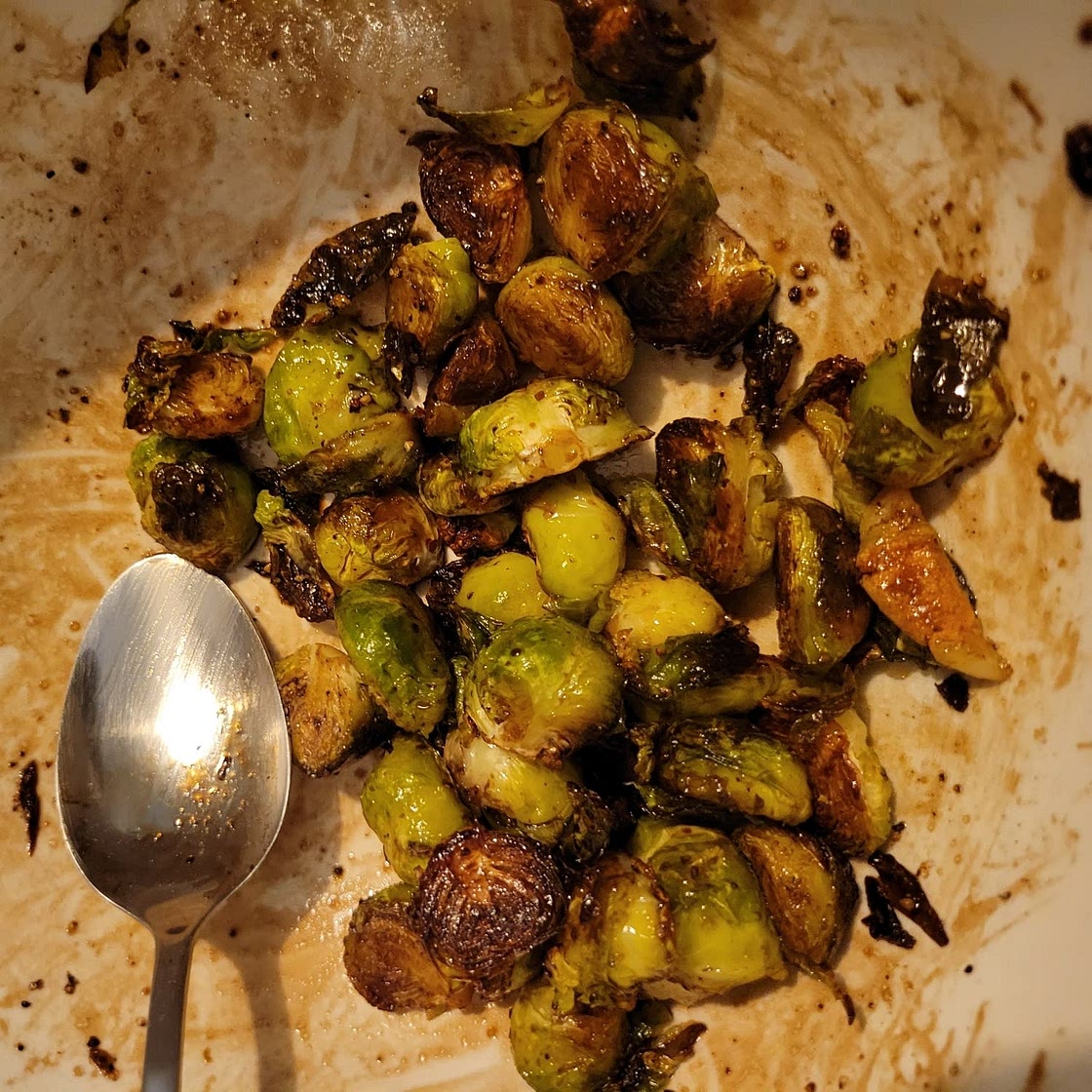 Roasted Brussels Sprouts With Garlic