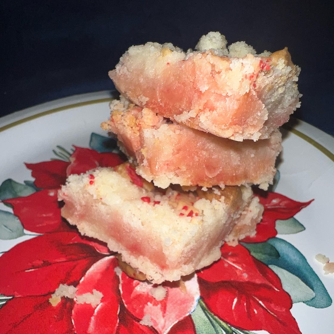 Peppermint Crumble Bars
