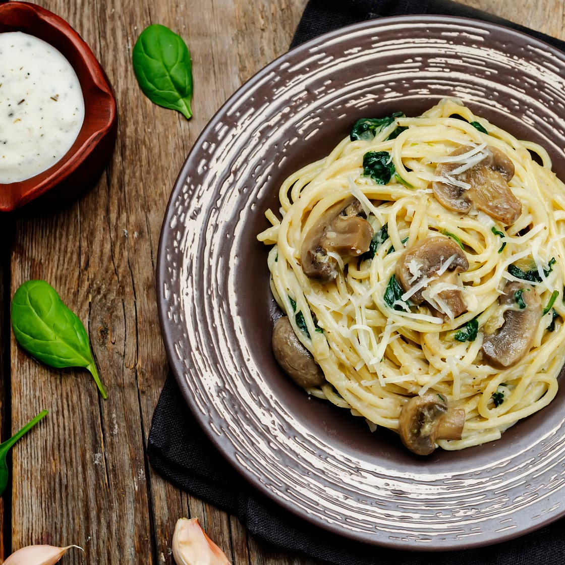 Creamy Spinach Chicken Pasta