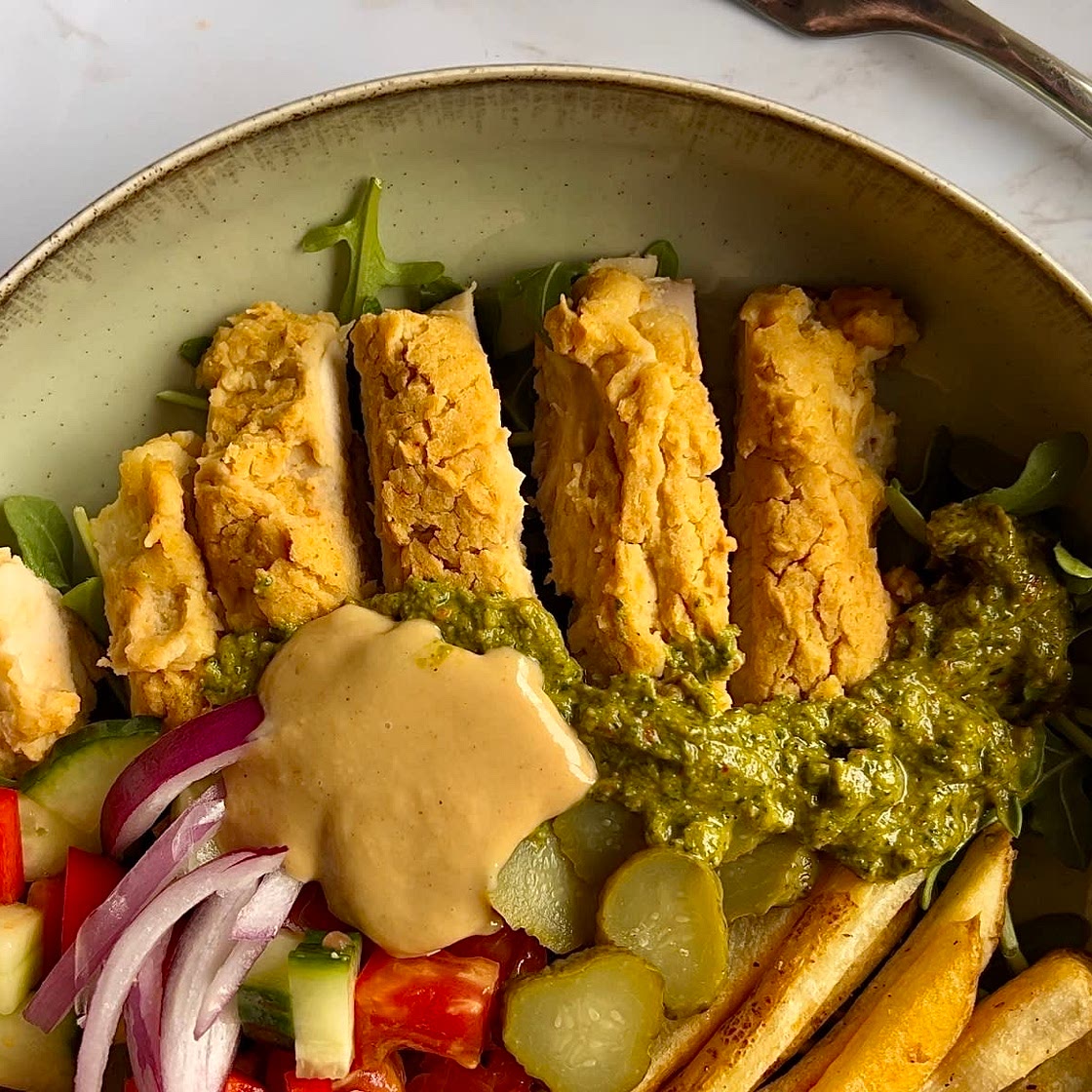 Hummus Crusted Chicken