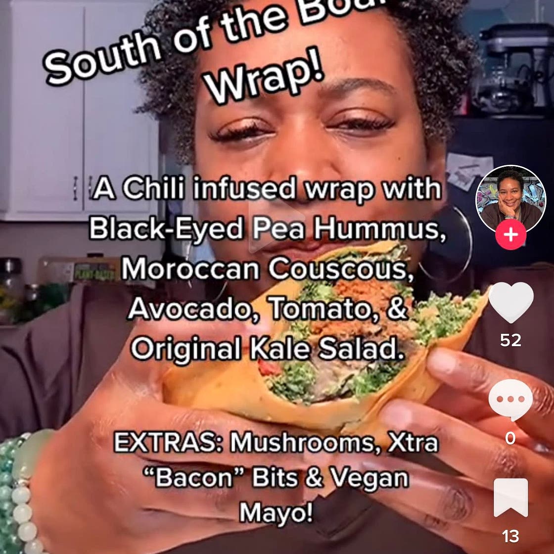 southern girl kale wrap