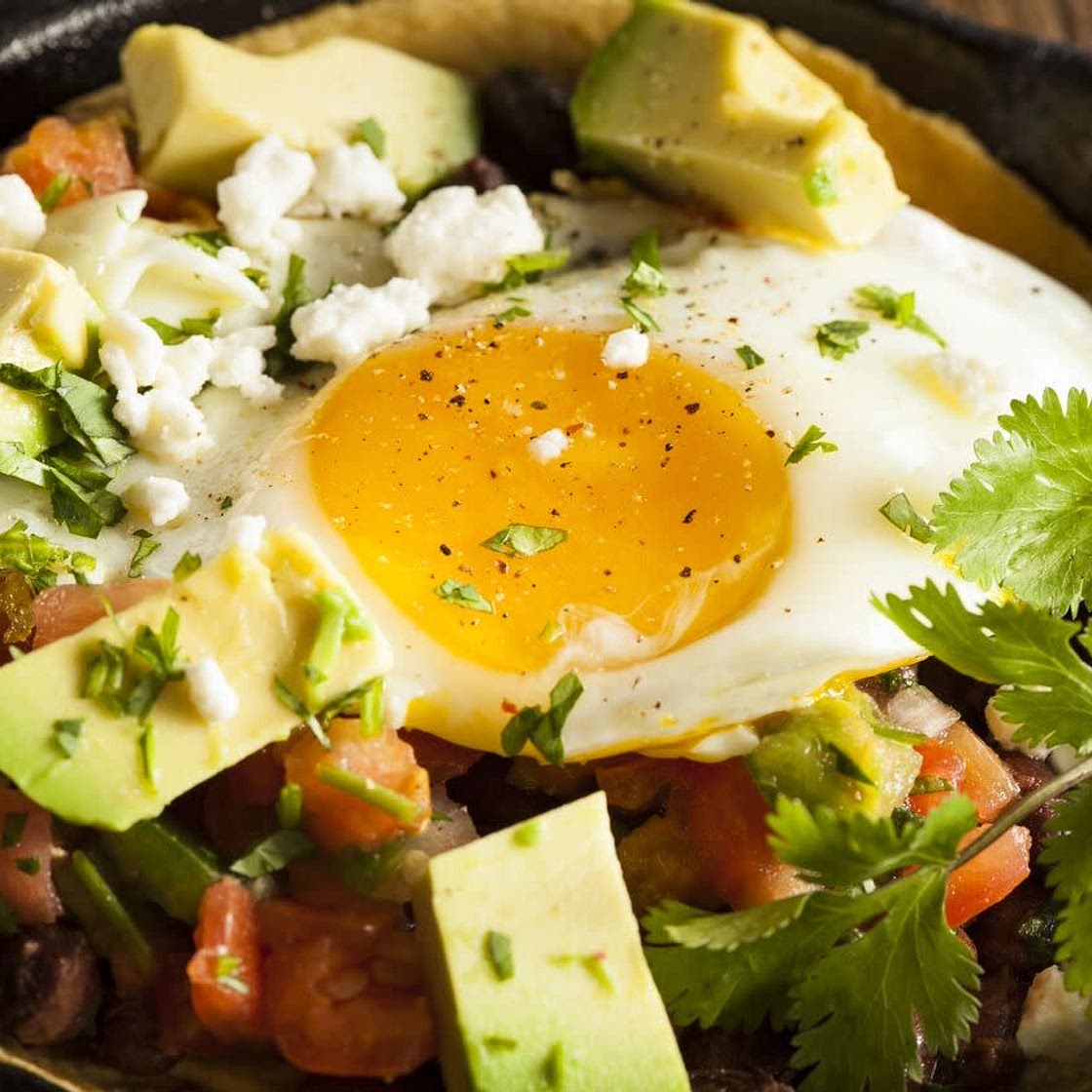 Grilled Avo & Eggs