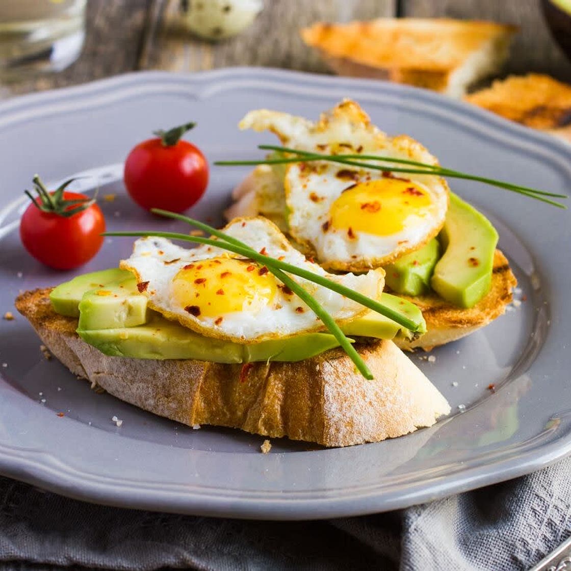 Avocado Toast W/ Fried Eggs