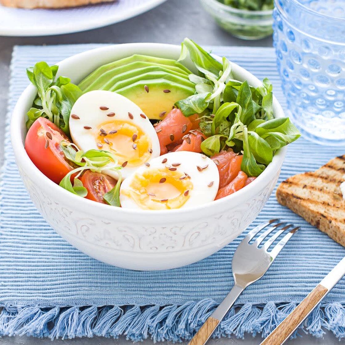Avo, Spinach & Egg Bowl