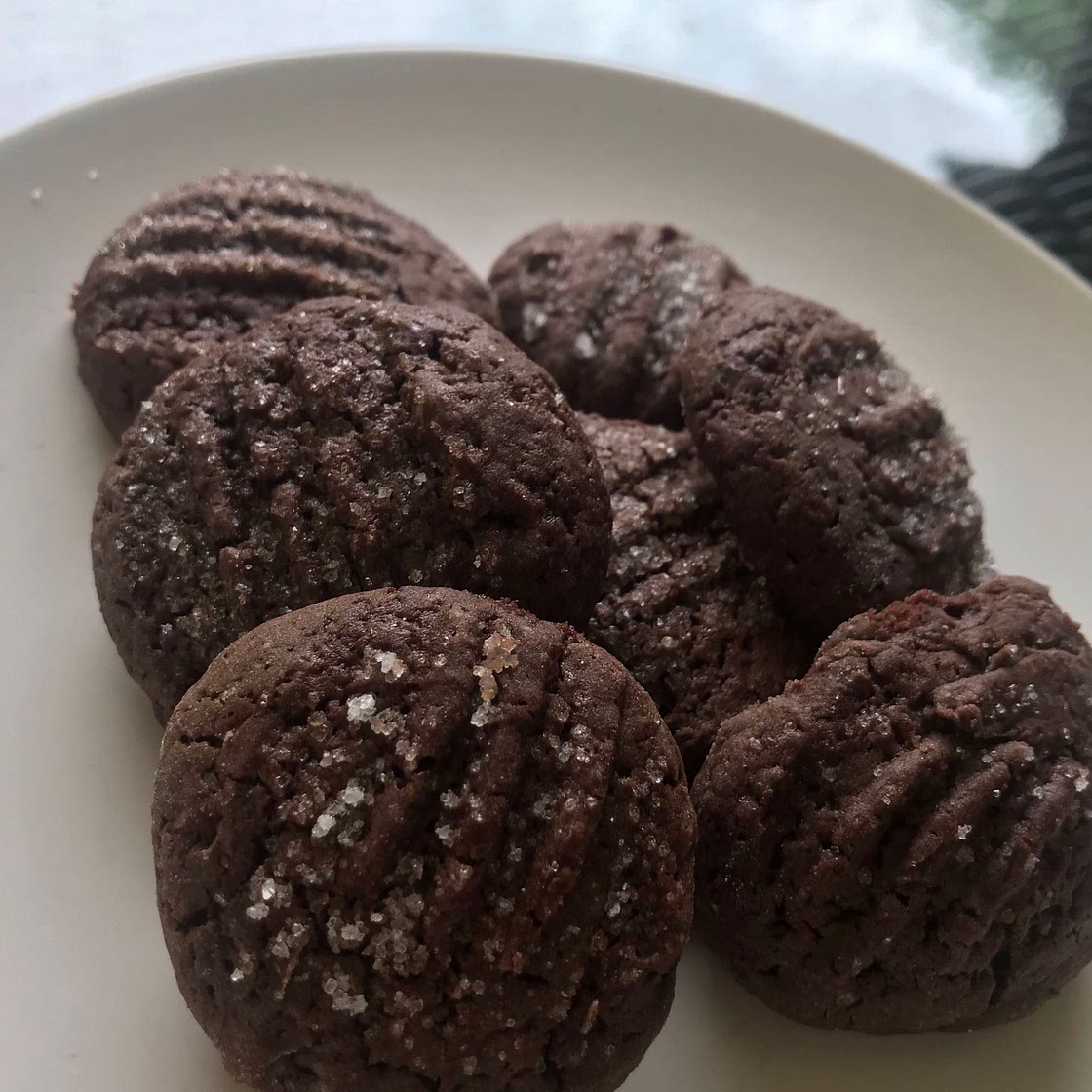 Chocolate sugar cookies