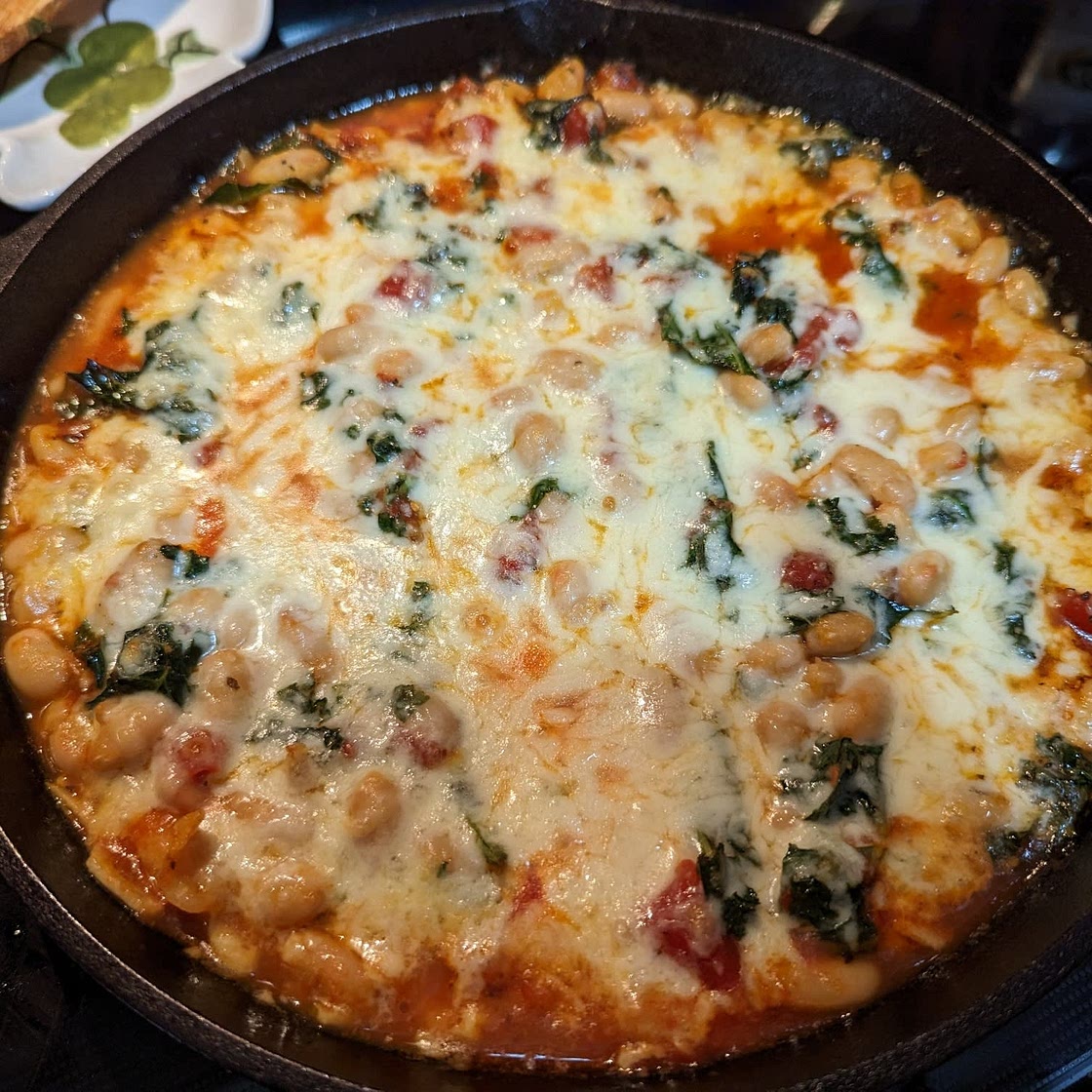 Cheesy White Bean Tomato Bake recipe