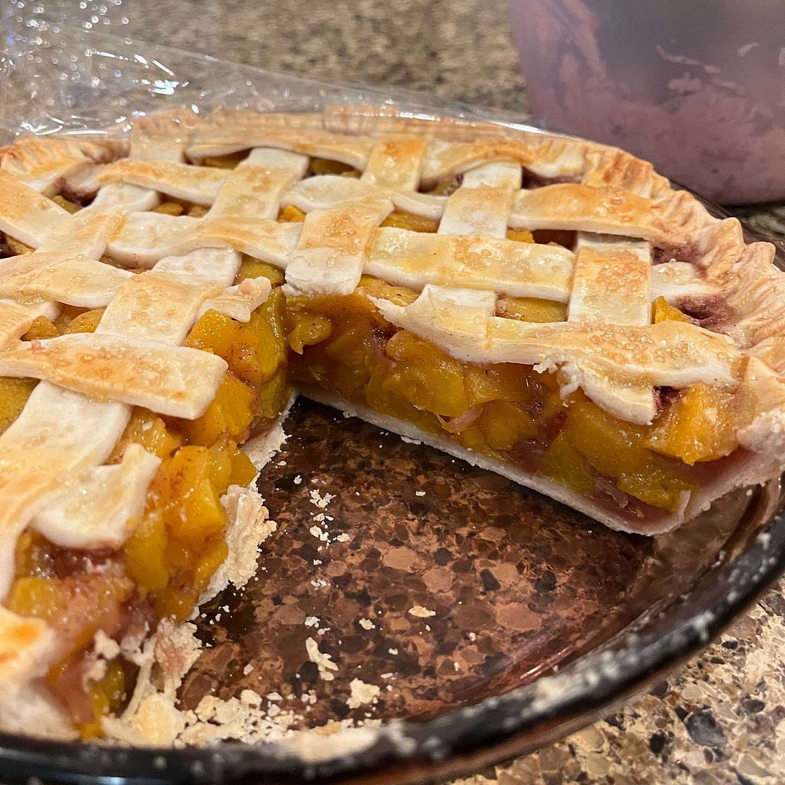 Canned Peach Pie Recipe