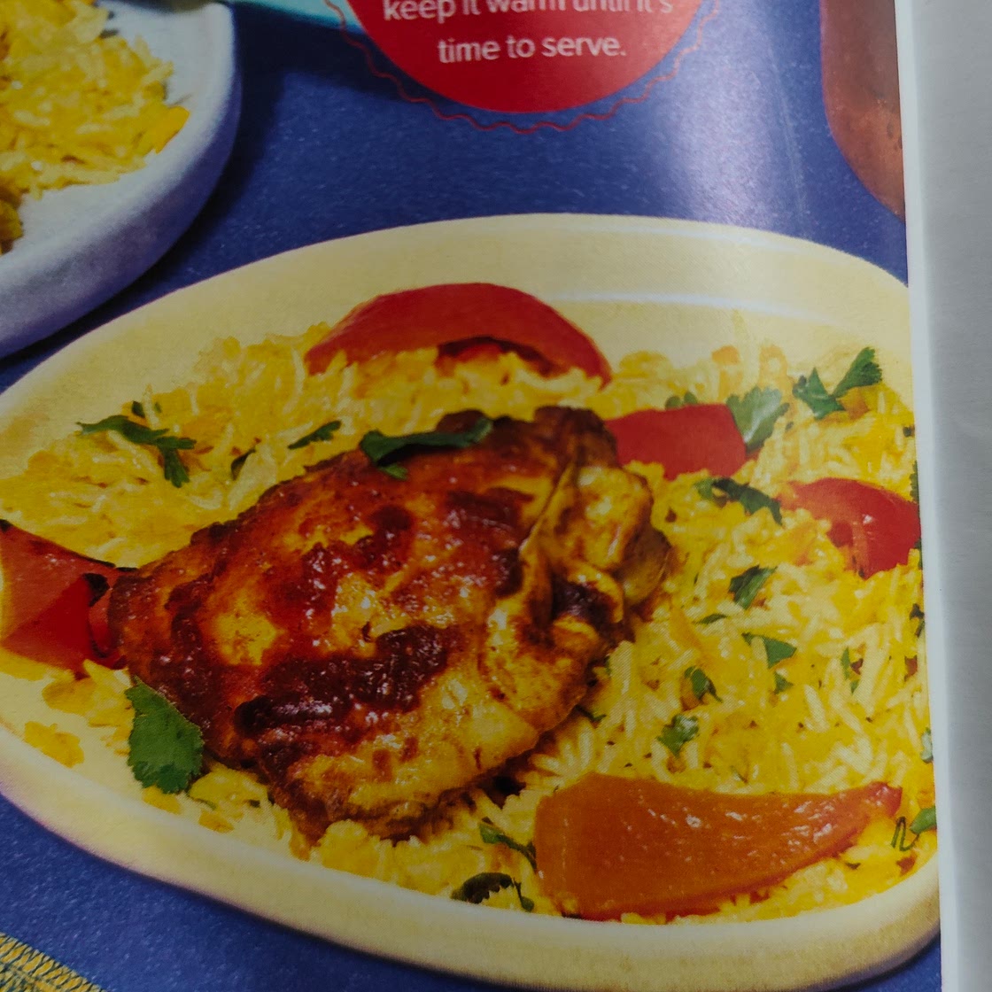 Sticky mango chicken