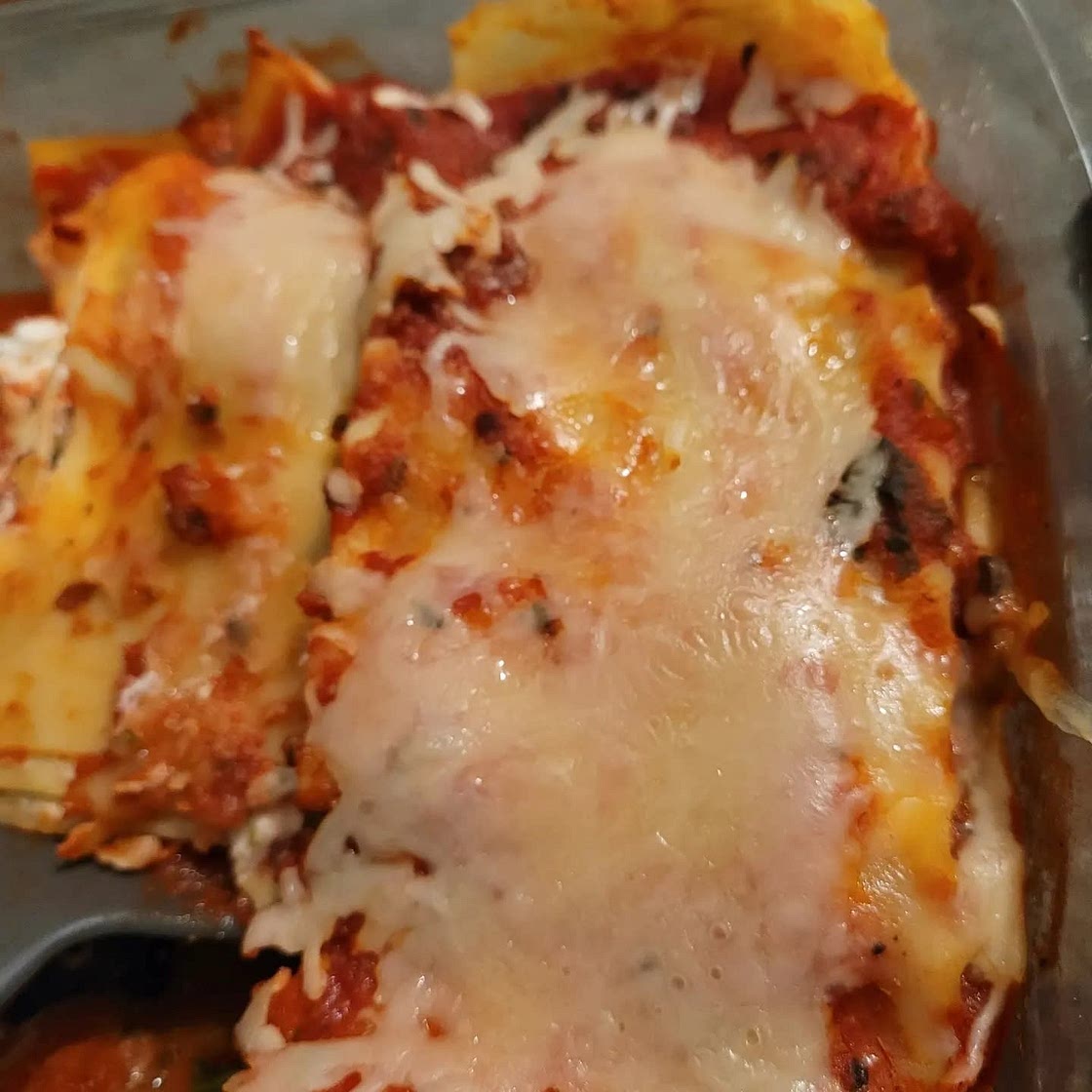 Vegetarian Spinach and Mushroom Lasagna
