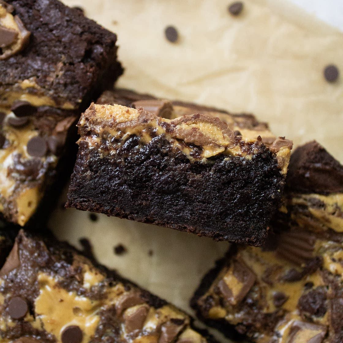 Chocolate Peanut Butter Brownies
