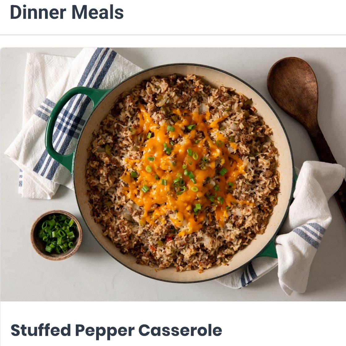 Stuffed pepper casserole - Randi's edits
