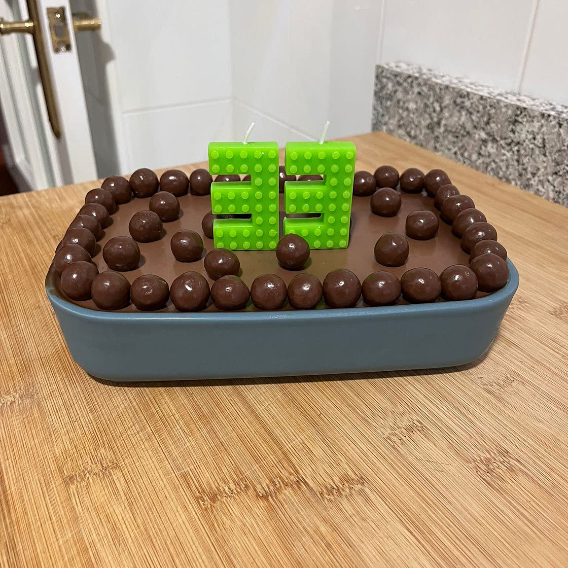 Tarta de galleta, chocolate y flan sin azúcar
