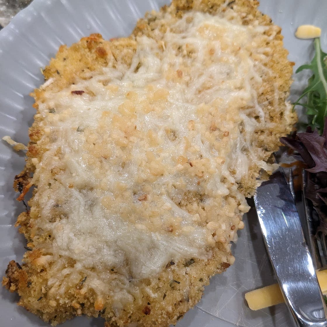 Air Fryer Garlic Parmesan Chicken Breast