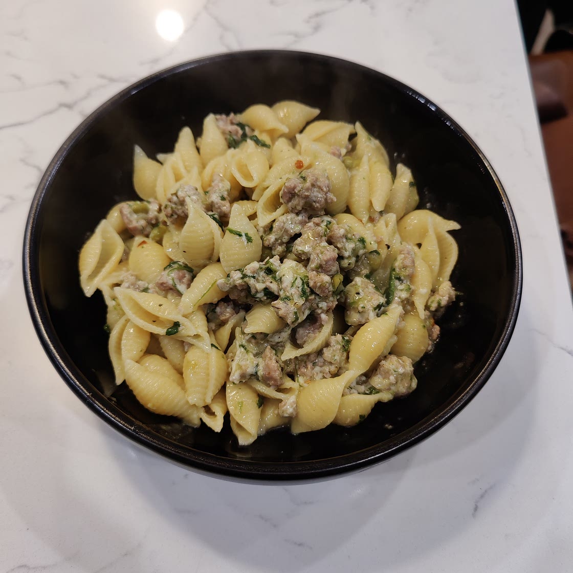 Italian Sausage Cheesy Pasta