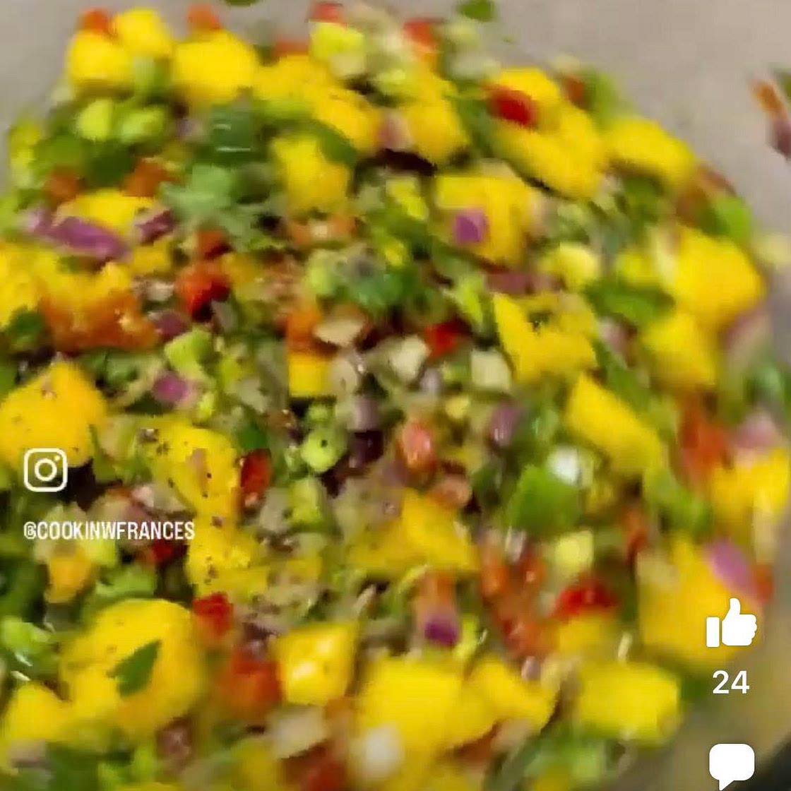 Mango, Avocado salsa