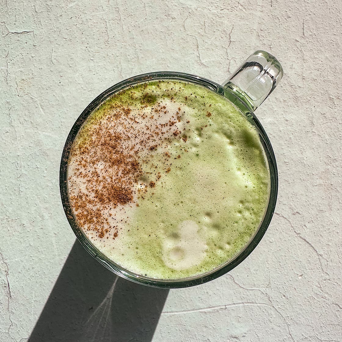 Cinnamon Matcha Latte