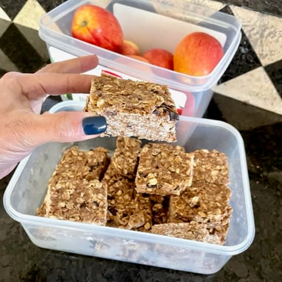 Family Friendly Oatmeal Protein Bars